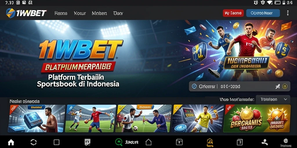 Tampilan gameplay Sportsbook yang menarik dan interaktif di 11WBET.