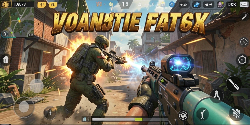 Screenshot gameplay ID678 menunjukkan aksi pertempuran yang menegangkan dan grafis luar biasa.