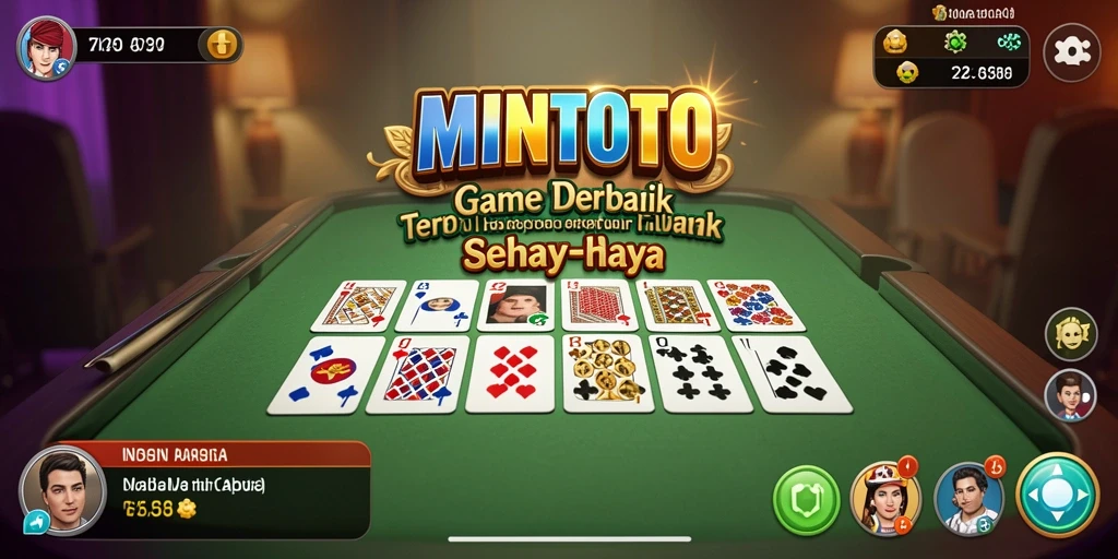 Gameplay MINTOTO yang seru dan interaktif dalam permainan Domino.