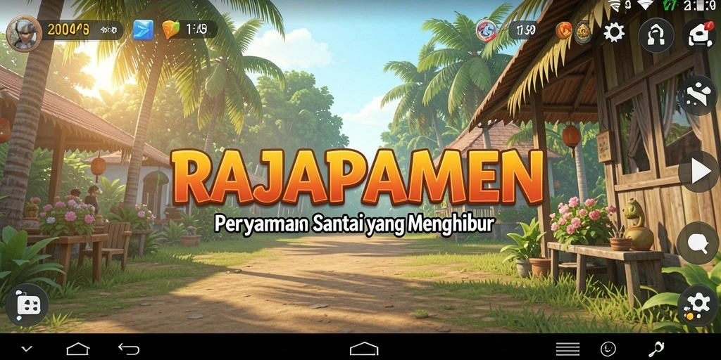 Screenshot gameplay RAJAPAMEN yang seru dan menghibur.