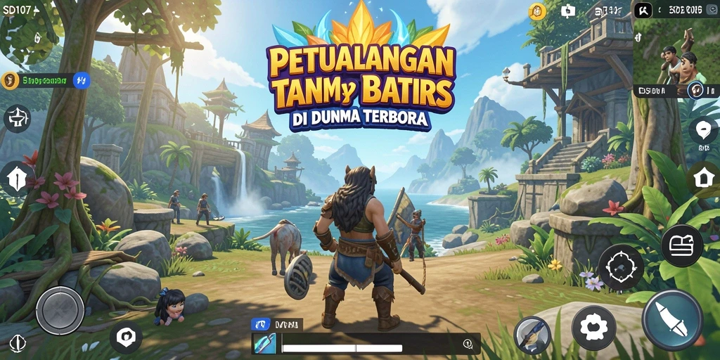 Gameplay seru di dunia terbuka penuh petualangan.